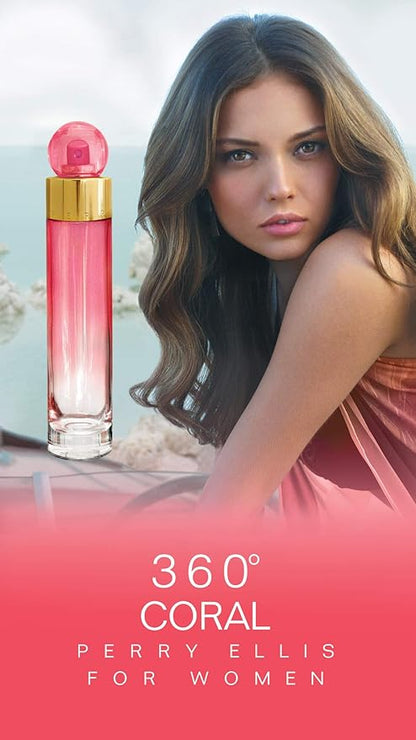 Perry Ellis 360º Coral for Woman EDP Spray 100ml