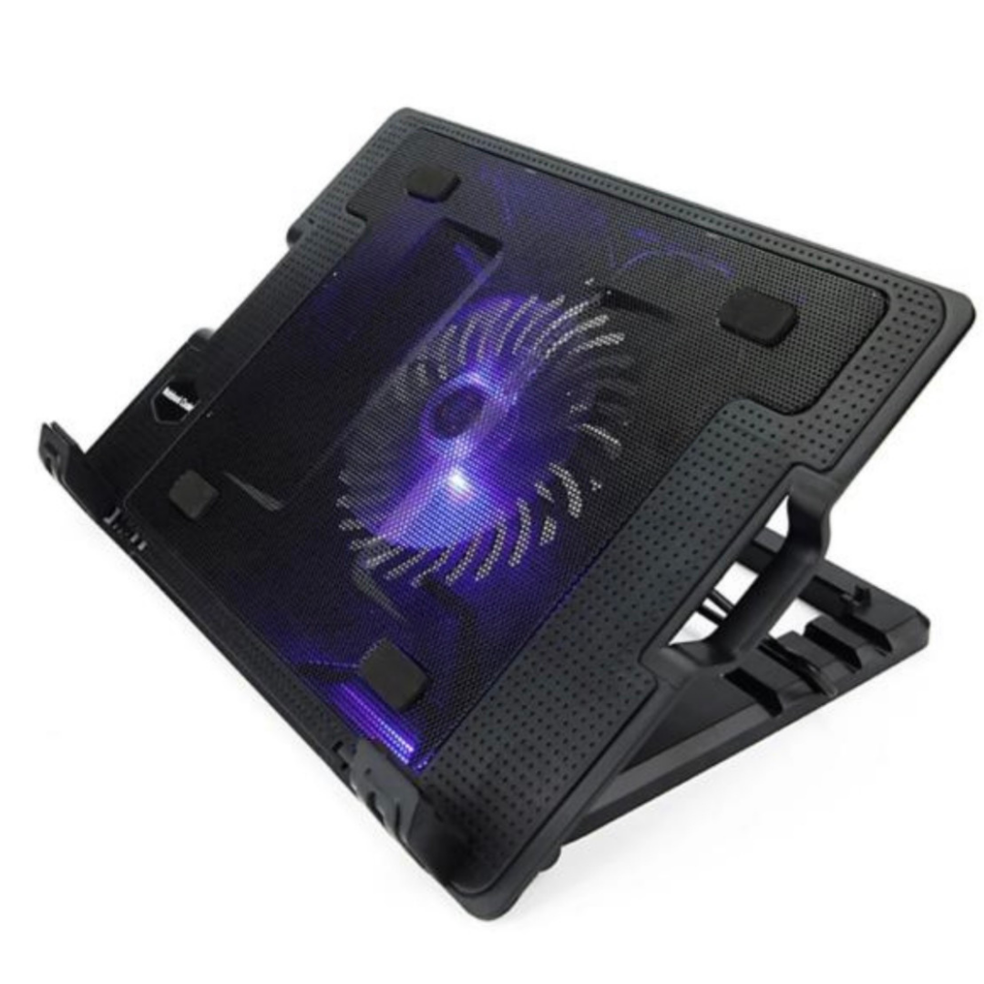 ⚡ Base Enfriadora Ajustable para Laptop con Ventilador LED
