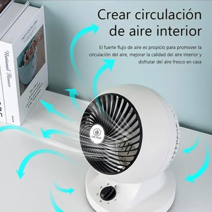 Ventilador Circulador De Aire De Escritorio 3 Velocidades