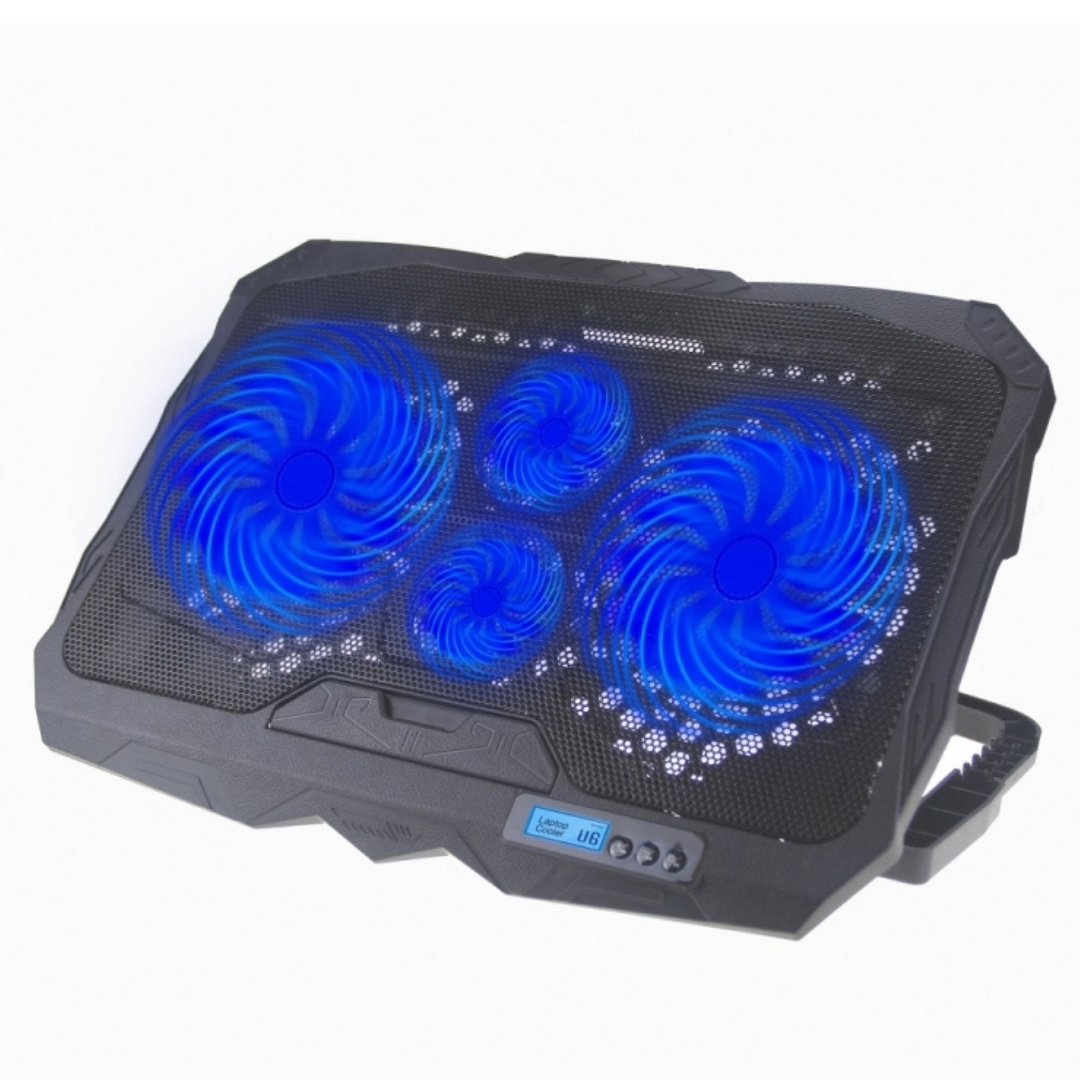 ⚡ Base Enfriadora para Laptop con 4 Ventiladores LED