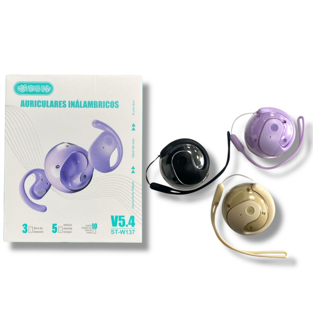 ⚡ Auriculares Inalámbricos con Gancho para Oreja