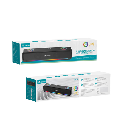 ⚡ Bocina Bluetooth Tipo Barra con Iluminación LED RGB