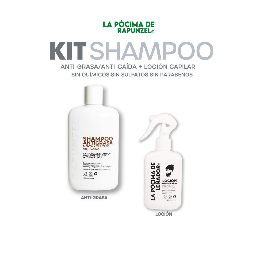 KIT SHAMPOO ANTI CAIDA CABALLERO