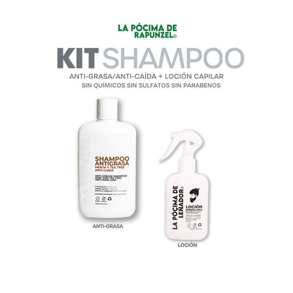 KIT SHAMPOO ANTI CAIDA CABALLERO