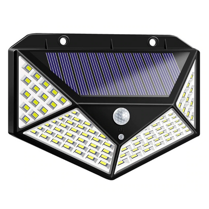 lampara solar de 100 leds
