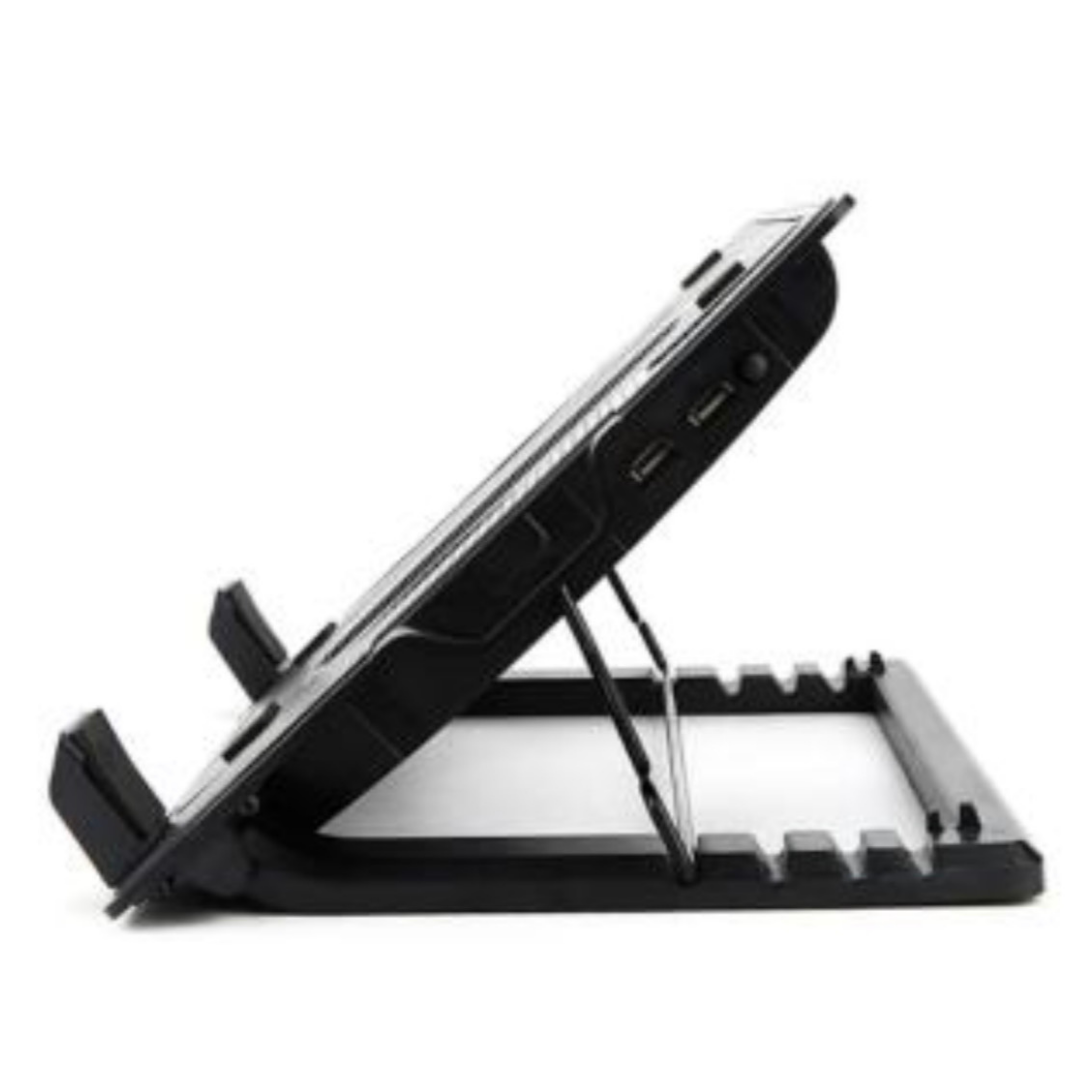 ⚡ Base Enfriadora Ajustable para Laptop con Ventilador LED