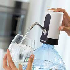 Dispensador de bebidas con interruptor automático, bomba de botella de agua, carga USB